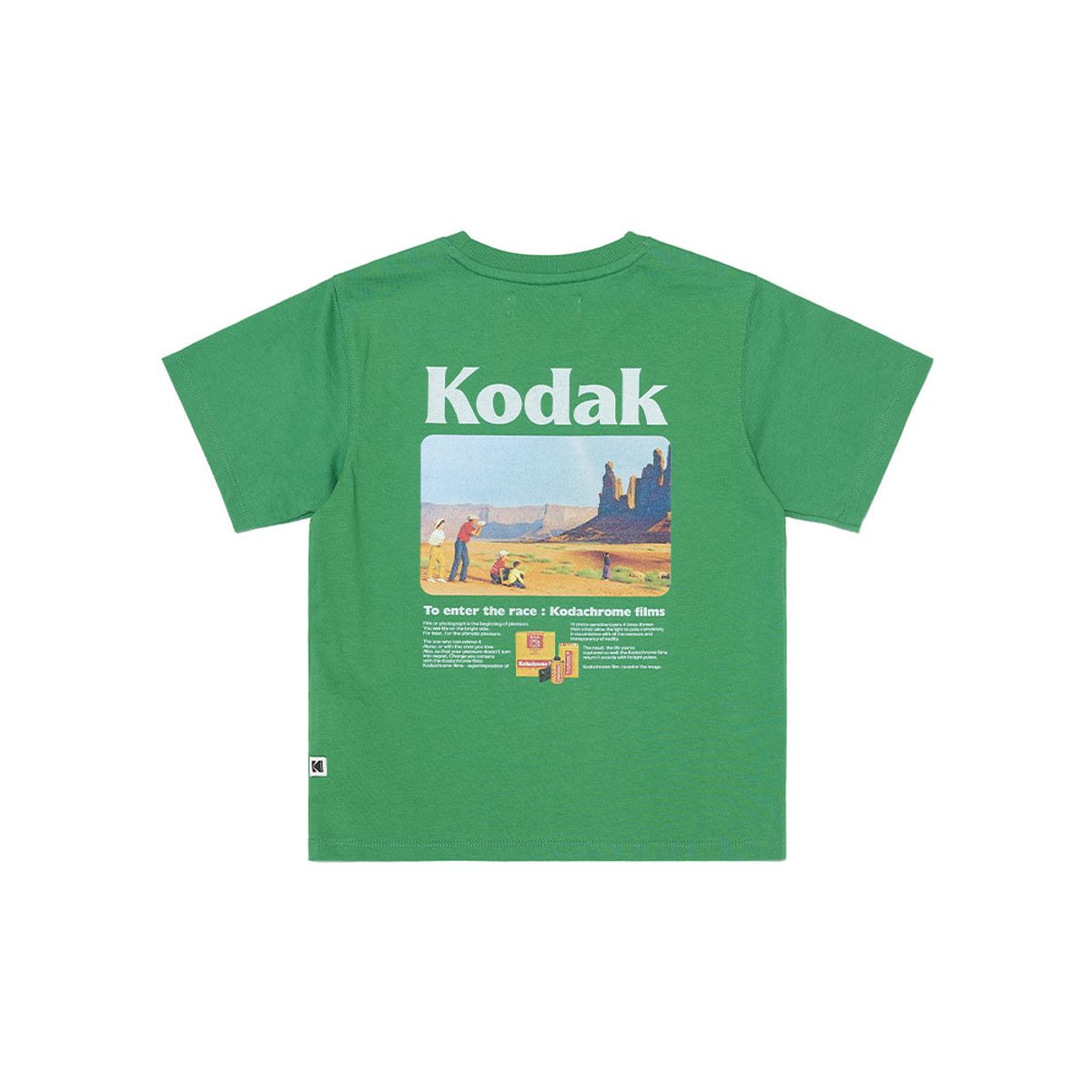 코닥 키즈(KODAK KIDS) 씨너리 그래픽 반팔티셔츠 키즈 GREEN
