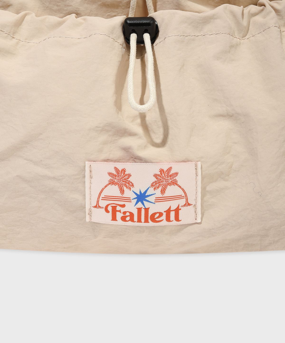 팔렛(FALLETT) 스트링 백팩 베이지