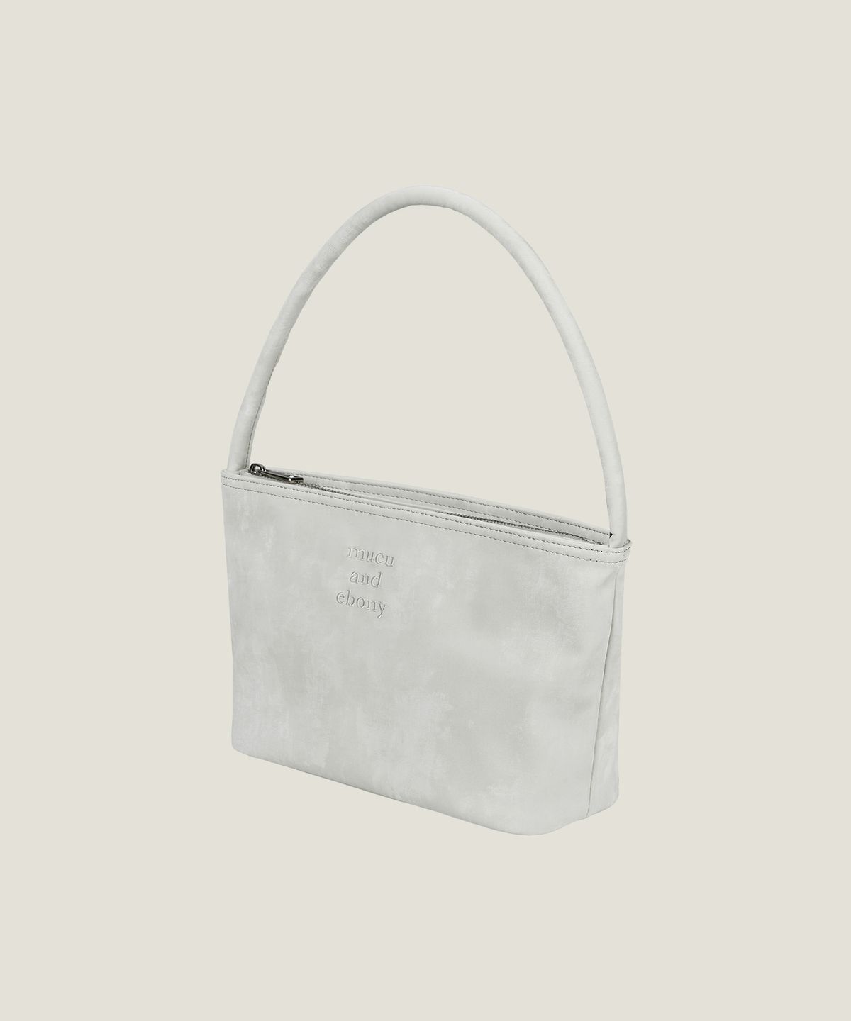 무쿠앤에보니(MUCU AND EBONY) Near Flat Bag _ Mucu Grey