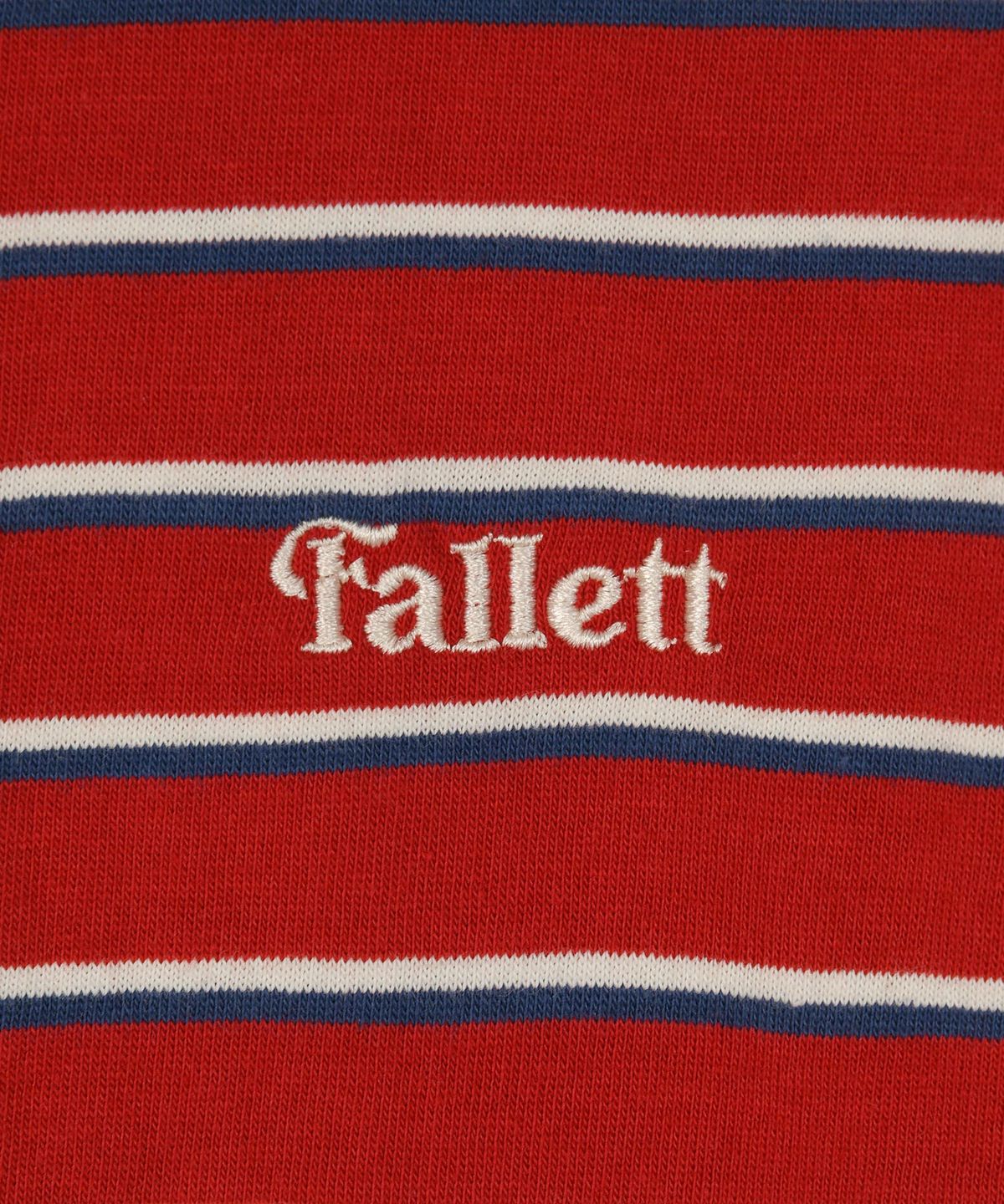 팔렛(FALLETT) 스트라이프 폴로티 레드