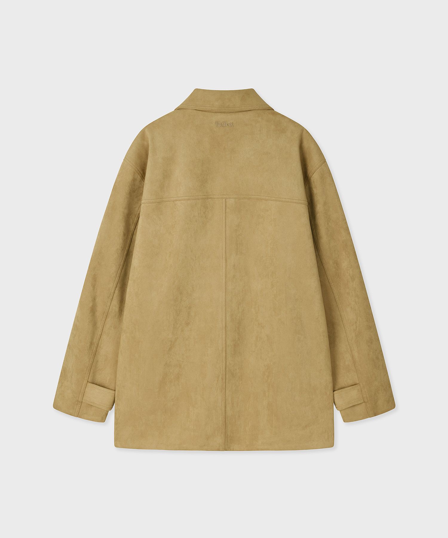 MUSINSA公式 | FALLETT Suede work jacket beige