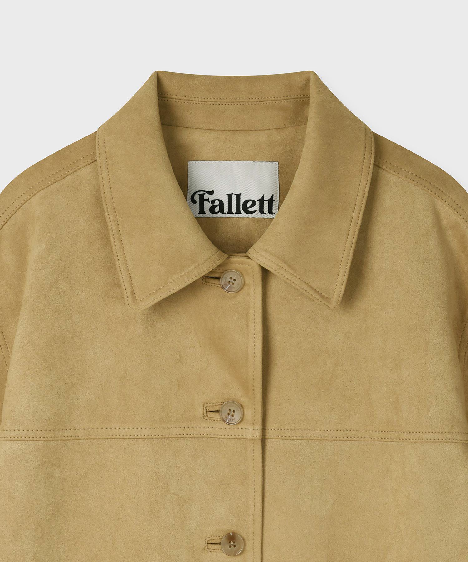 [FALLETT] Suede work jacket /追跡付 MUSINSA公式 | FALLETT Suede work jacket beige