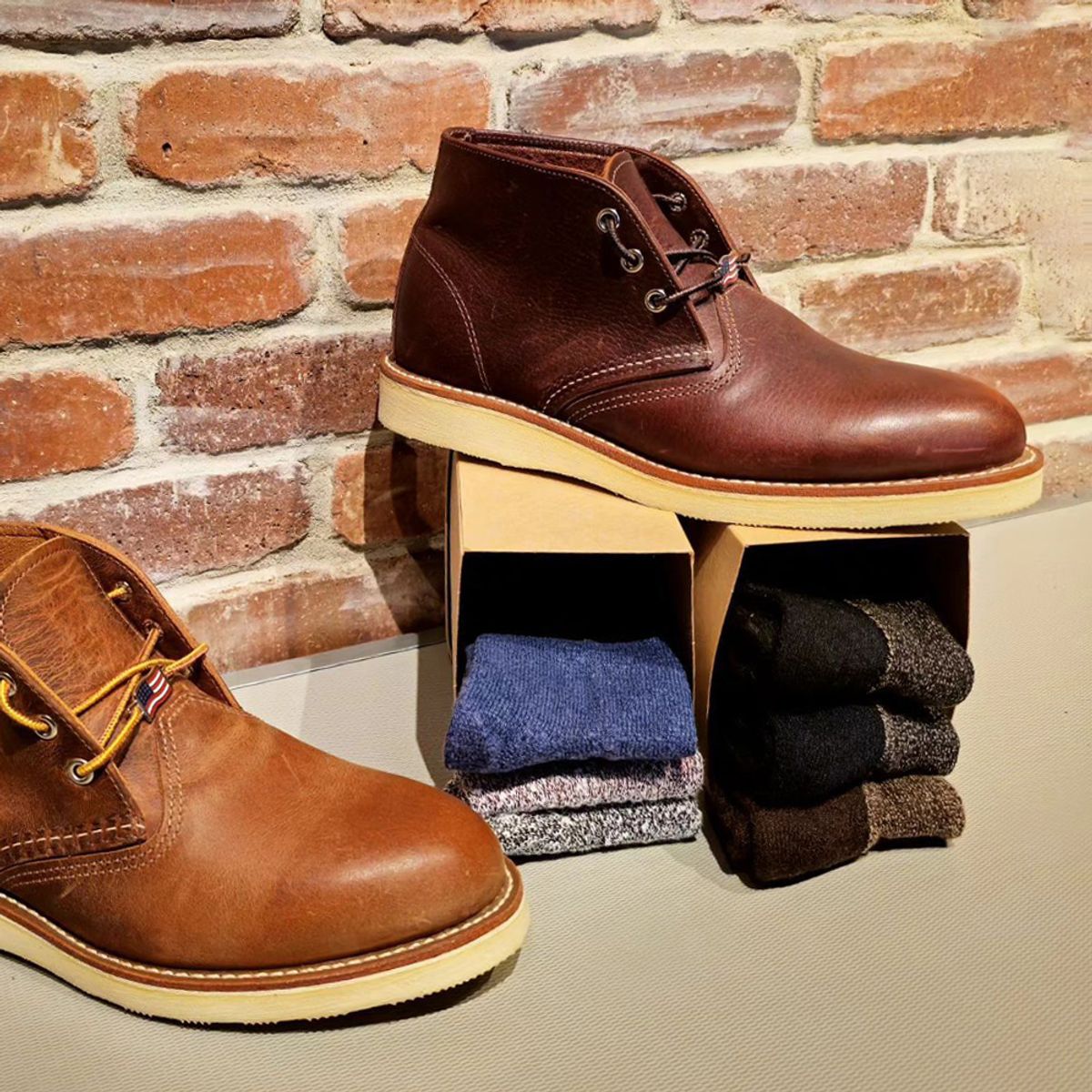 레드윙(REDWING) 딥토캡트 울 장목양말