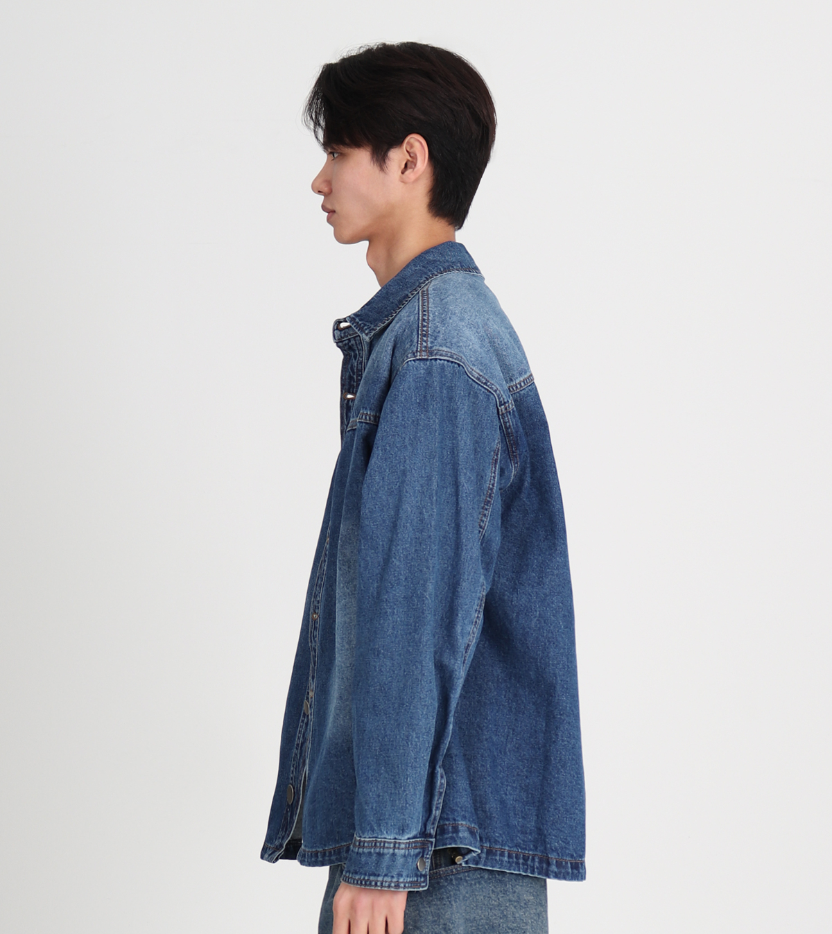 버튼서울(BUTTON SEOUL) 청 아우터 셔츠