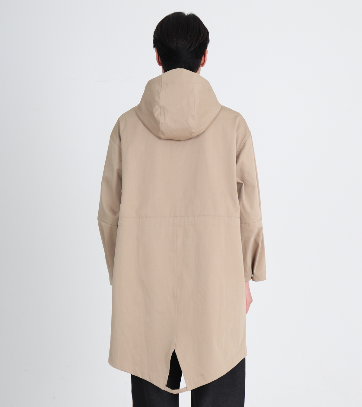 버튼서울(BUTTON SEOUL) 사파리 레인 후드 코트 3color (베이지)