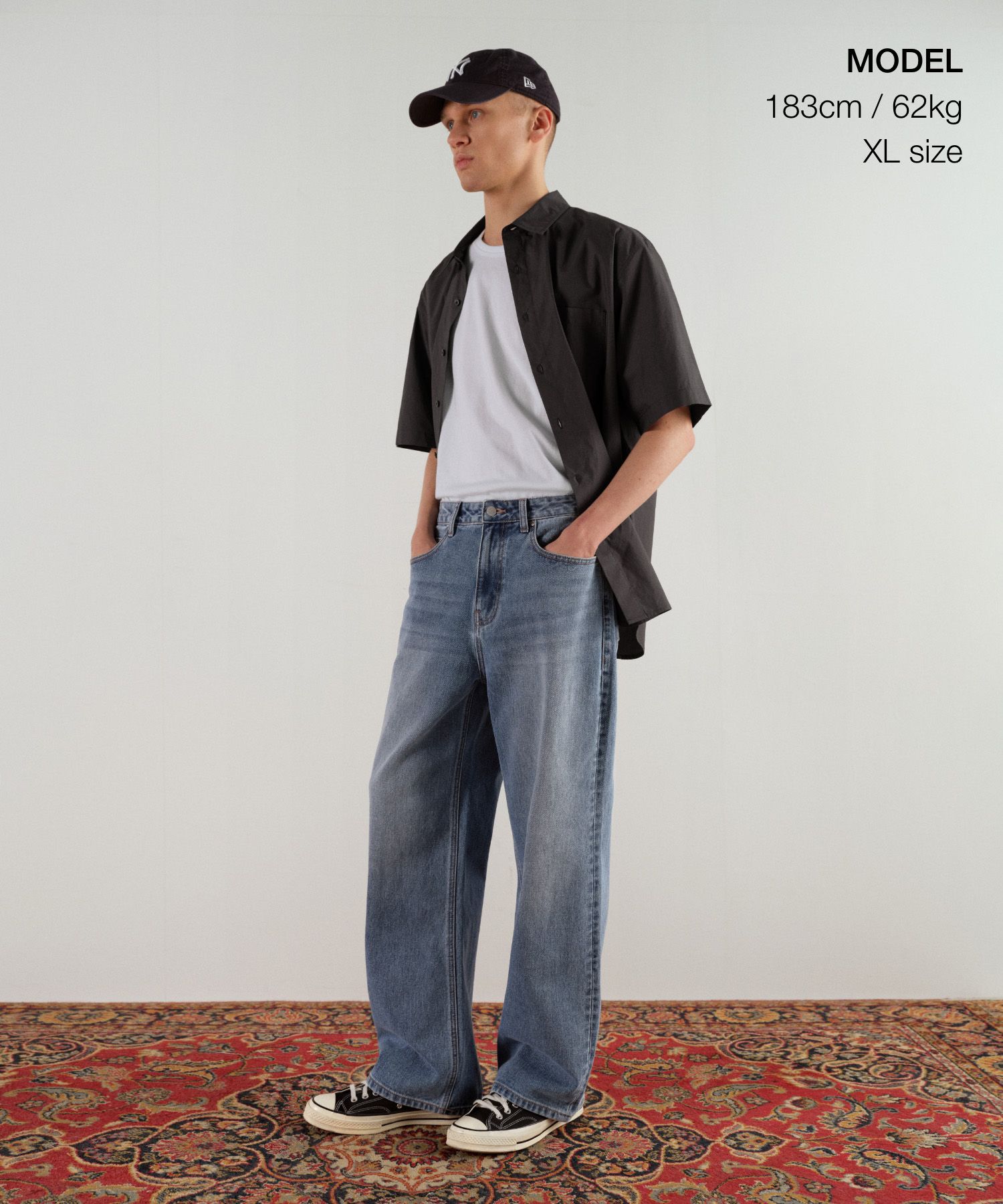 ★MUSINSA STANDARD★ Relaxed soft poplin shirt gunl MMES MUSINSA公式 | MUSINSA STANDARD [Cool Standard] Relaxed Fit