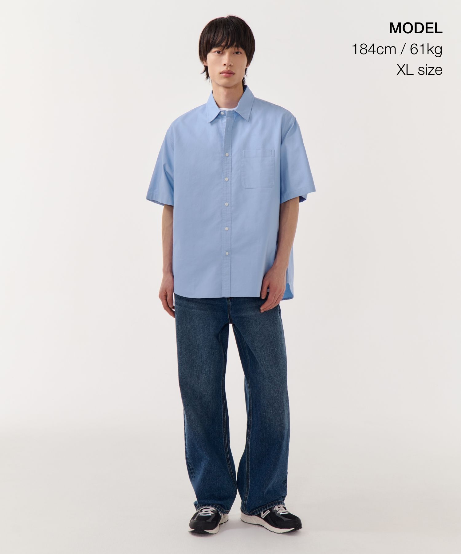 MUSINSA公式 | MUSINSA STANDARD リラックスドオックスフォード半袖