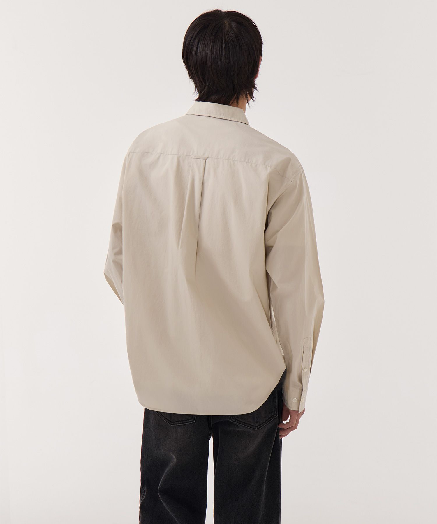 MUSINSA | MUSINSA STANDARD Relaxed Soft Poplin Officer Shirt