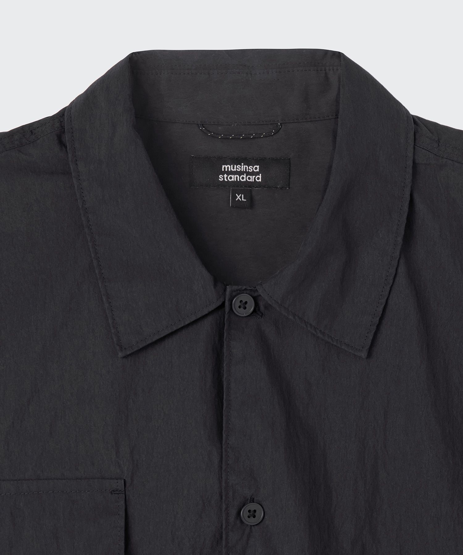 ★MUSINSA STANDARD★ Relaxed Cotton Tencel Pigment Shirt Dus MUSINSA | MUSINSA STANDARD [Cool Standard] Relaxed Fit Crew