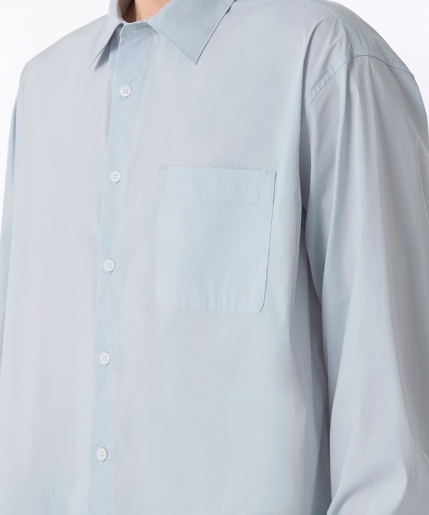 ★MUSINSA STANDARD★ Cool Standard Relaxed Nylon Shirt Sky B MUSINSA公式 | MUSINSA STANDARD [Cool Standard] Relaxed Nylon