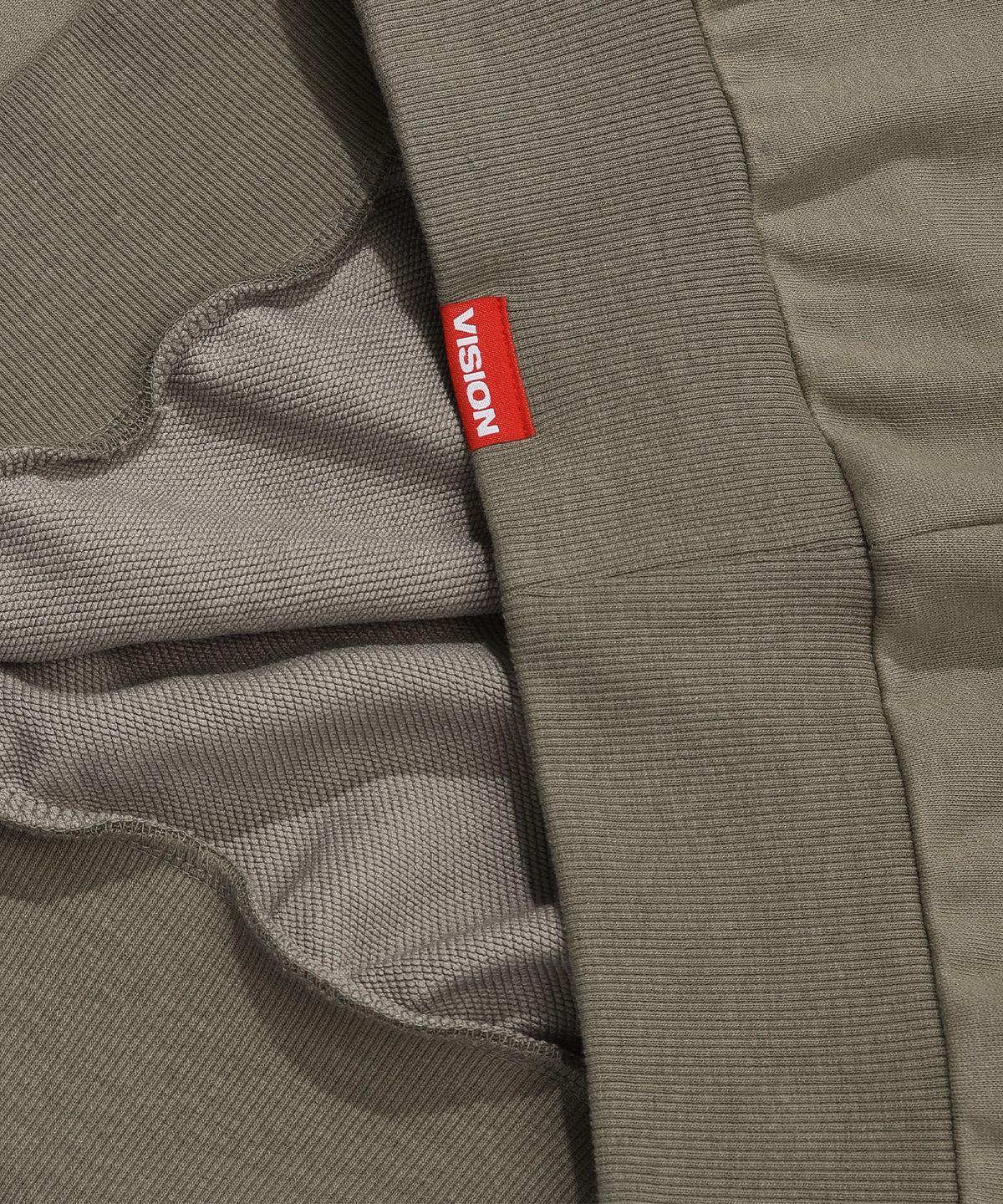 비전스트릿웨어(VISION STREETWEAR) VSW Rock Band Crewneck Khaki Gray