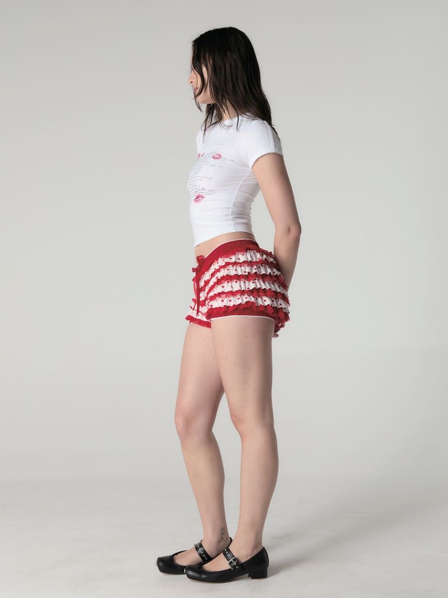 【GLOWNY】 COCO DOT BLOOMER SHORTS ♥3Color MUSINSA | GLOWNY COCO DOT BLOOMER SHORTS (RED)