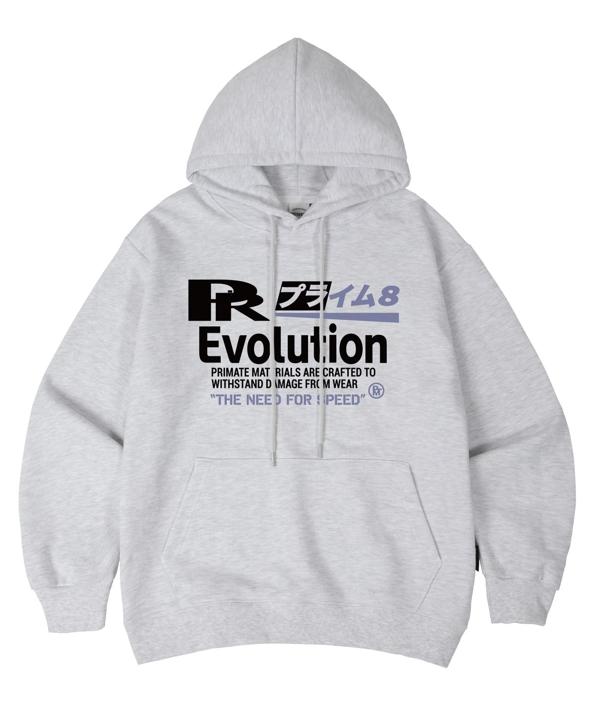 프라임에이트(PRIMATE) [기모/NO기모] EVOLUTION 오버핏 후드 티셔츠 9 COLORS