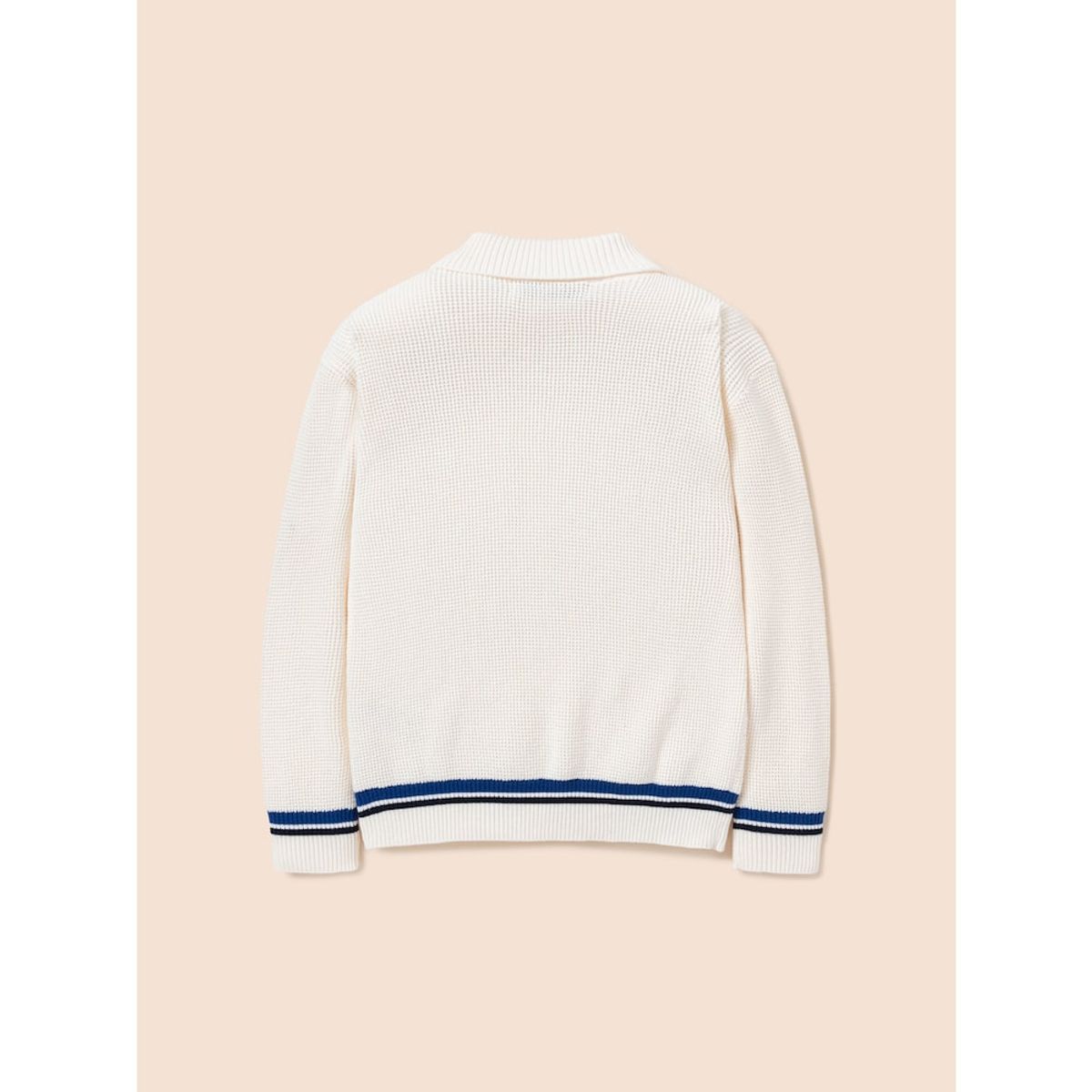 빈폴 키즈(BEANPOLE KIDS) 플레인형 자카드 T칼라 카디건  아이보리 (BI515AU020)