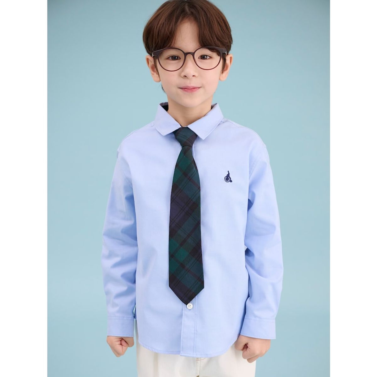 빈폴 키즈(BEANPOLE KIDS) 세미와이드 팬츠  화이트 (BI5121U900)