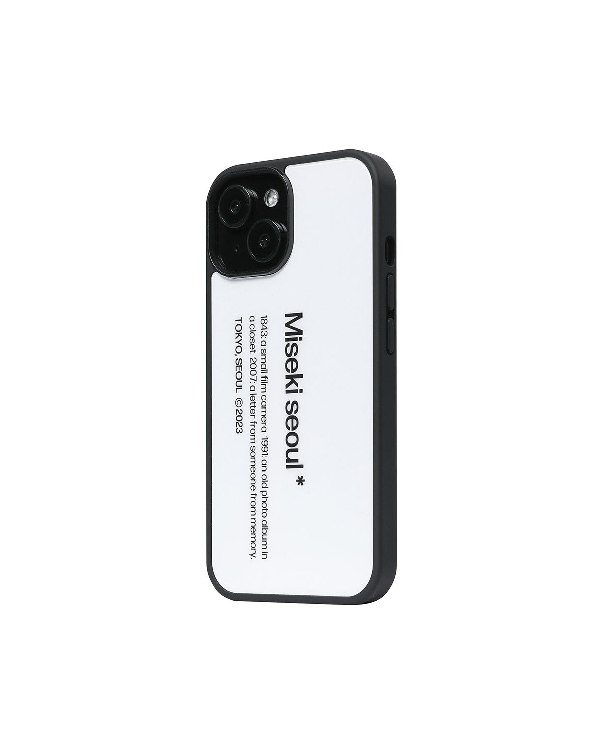 미세키서울(MISEKI SEOUL) Misekiseoul graphic case 01 BUMPER WHITE