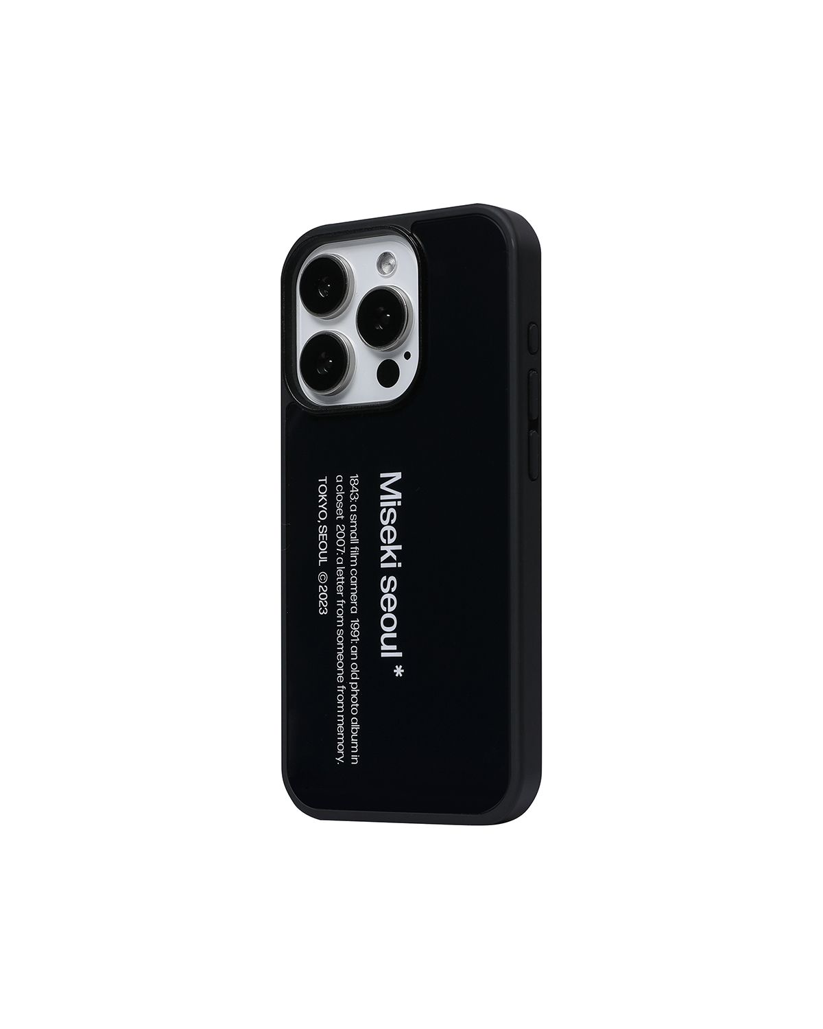미세키서울(MISEKI SEOUL) Misekiseoul graphic case 01 BUMPER BLACK