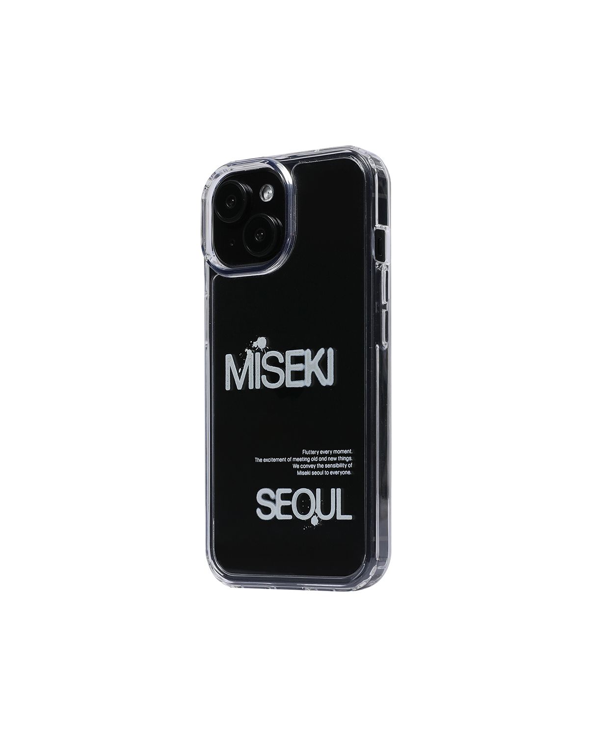 미세키서울(MISEKI SEOUL) Misekiseoul graphic case 02 CLEAR WHITE