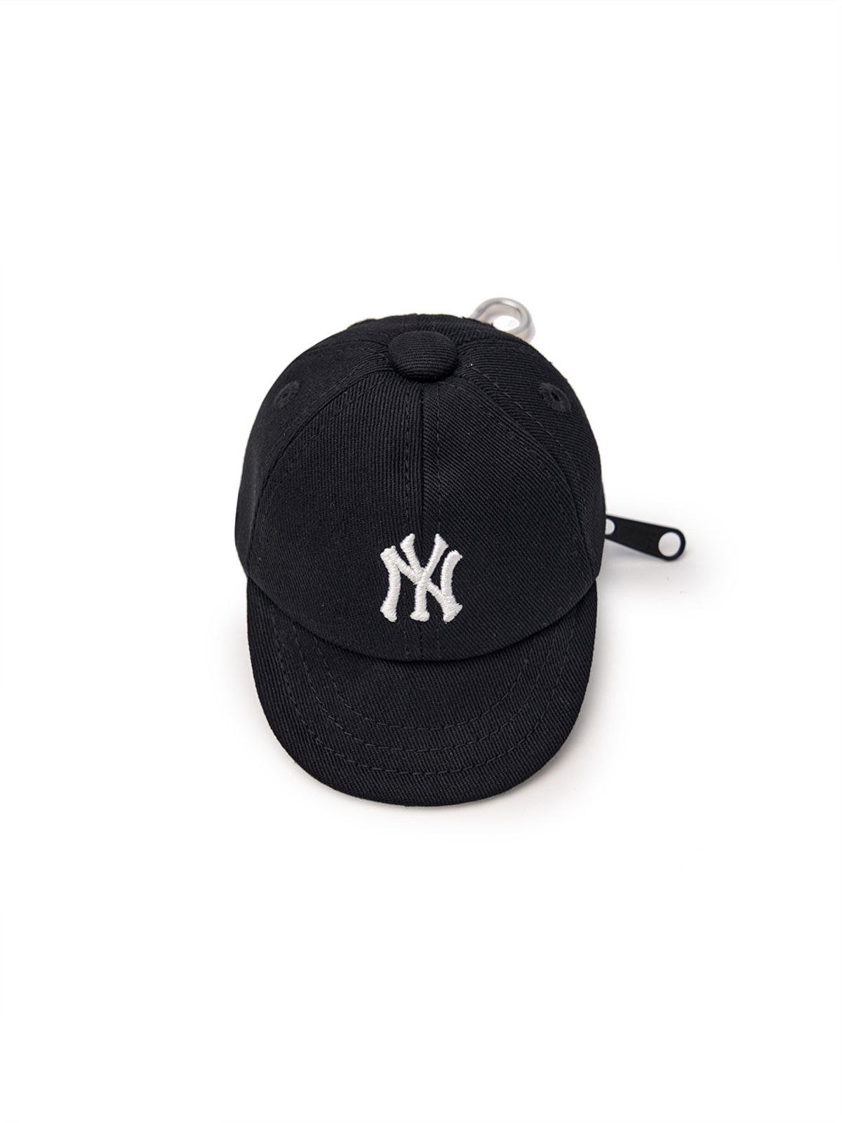 엠엘비(MLB) 베이직 볼캡 파우치 키링 NY (Black)