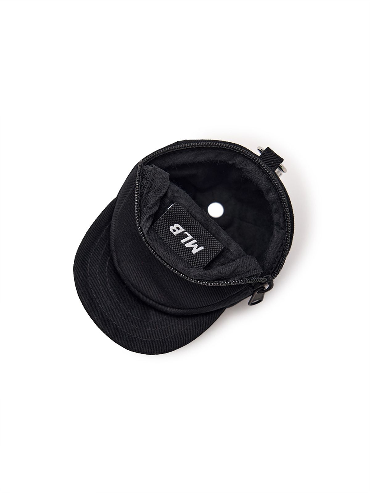 엠엘비(MLB) 베이직 볼캡 파우치 키링 NY (Black)