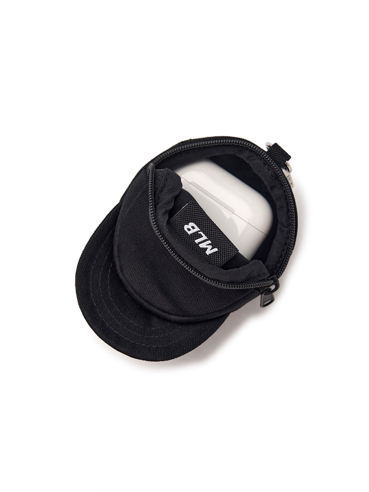 엠엘비(MLB) 베이직 볼캡 파우치 키링 NY (Black)