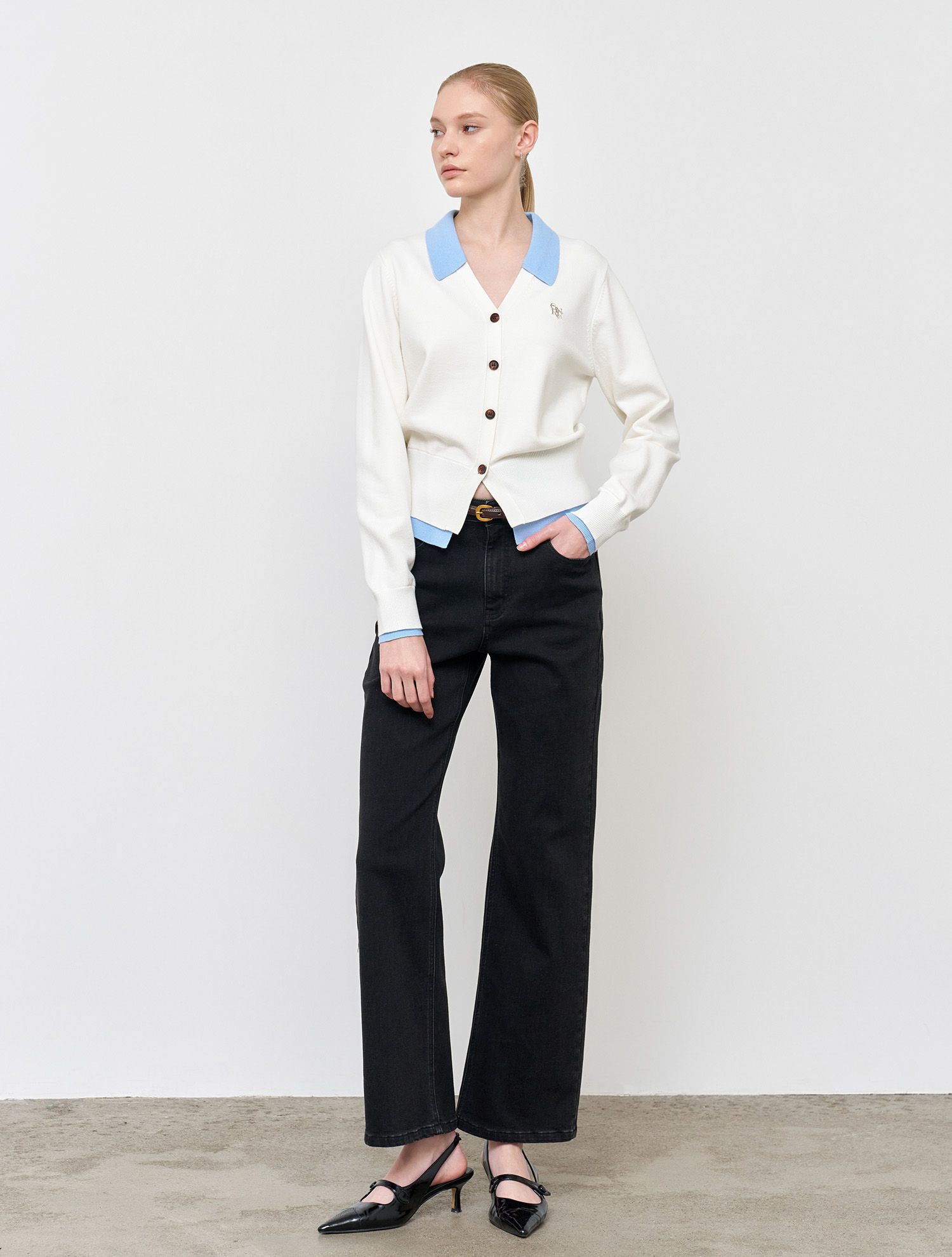 MUSINSA公式 | GENERAL IDEA Essential Cara Layered Cardigan