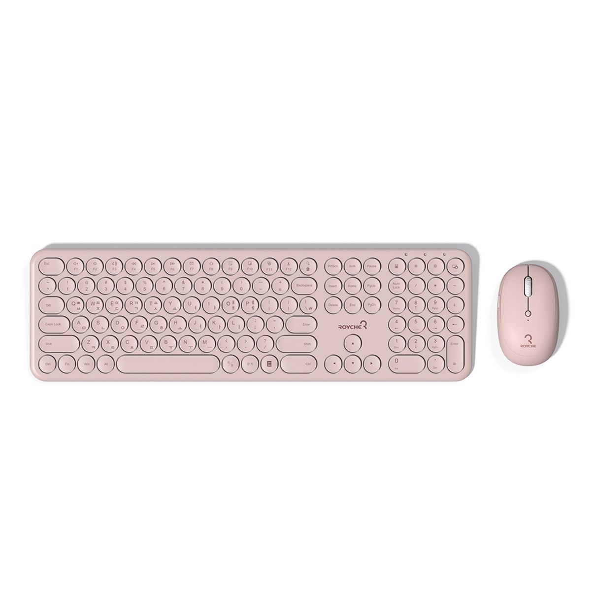 로이체(ROYCHE) 펜타그래프 슬림 저소음 무선 키보드 마우스 세트 콤보 RMK-5600