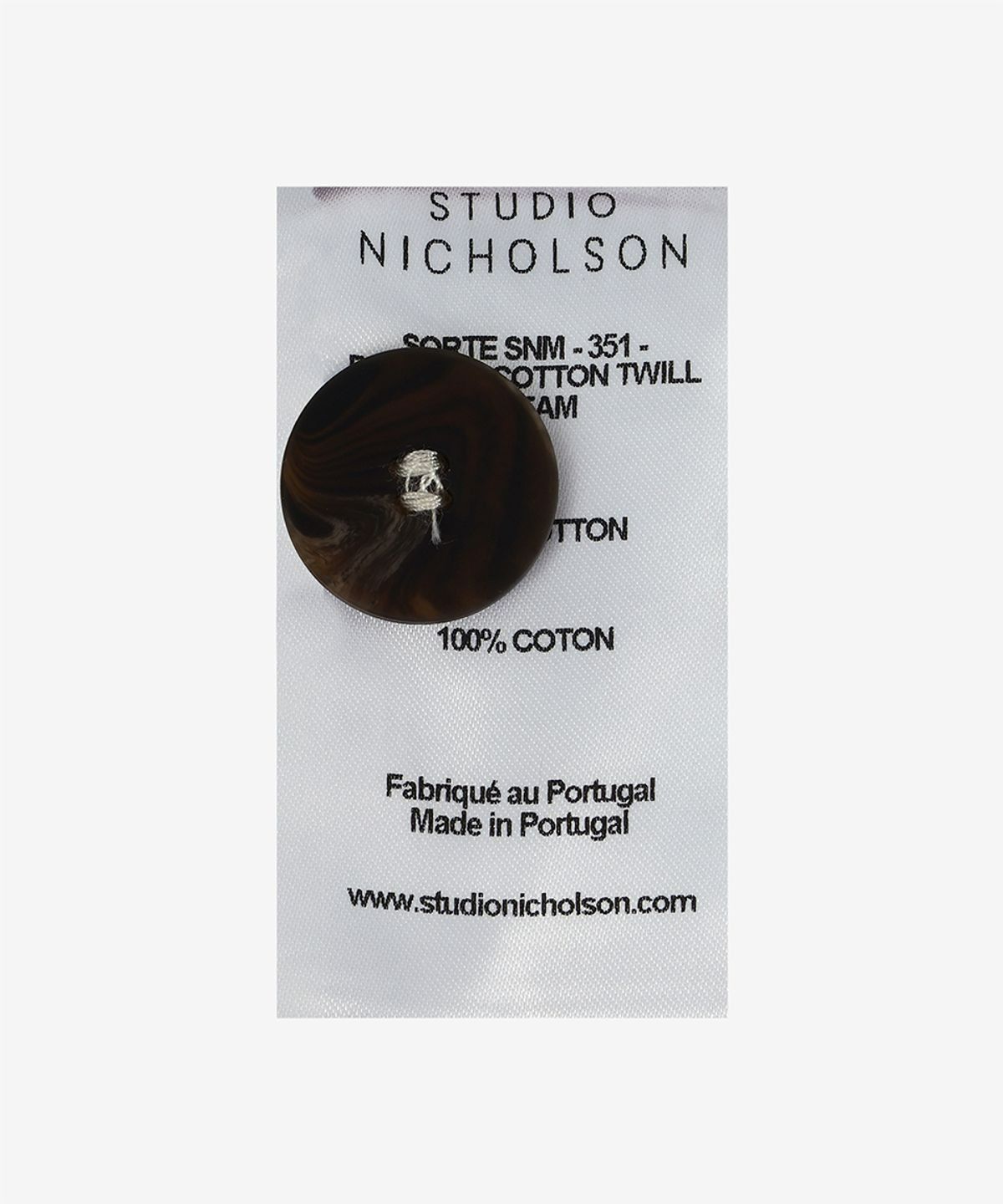 스튜디오니콜슨(STUDIO NICHOLSON) 소르테 딥 플리츠 볼륨 팬츠 - 크림 / SORTESNM1248CREAM
