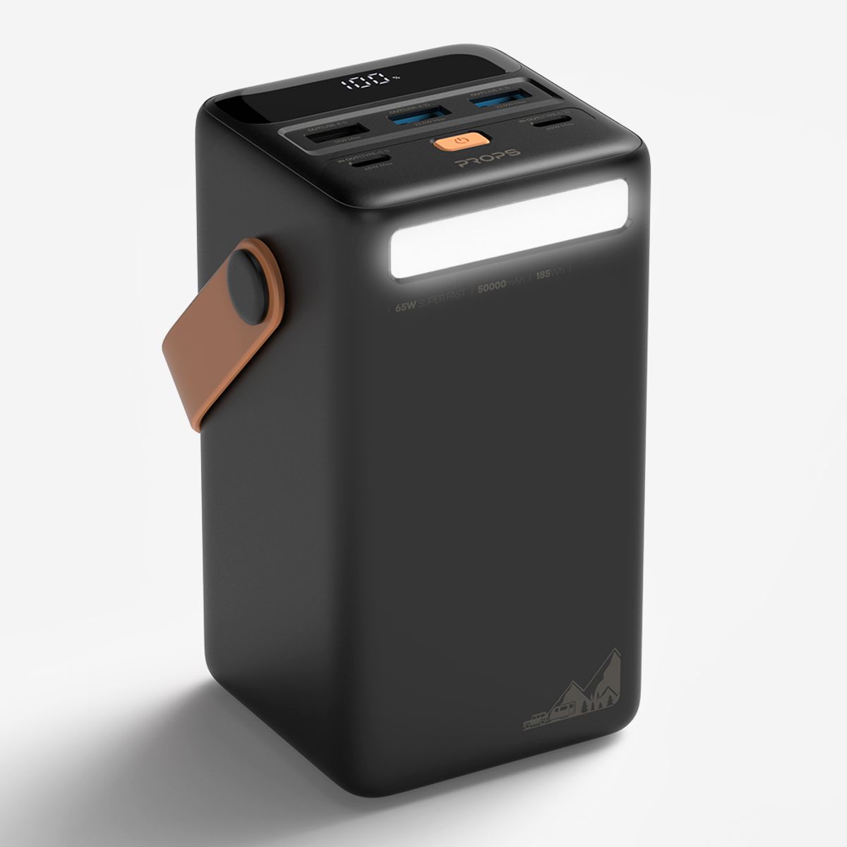 프롭스(PROPS) 프롭스 65W PPS 초고속 충전 대용량 차박 캠핑용 노트북 보조배터리 50000mAh