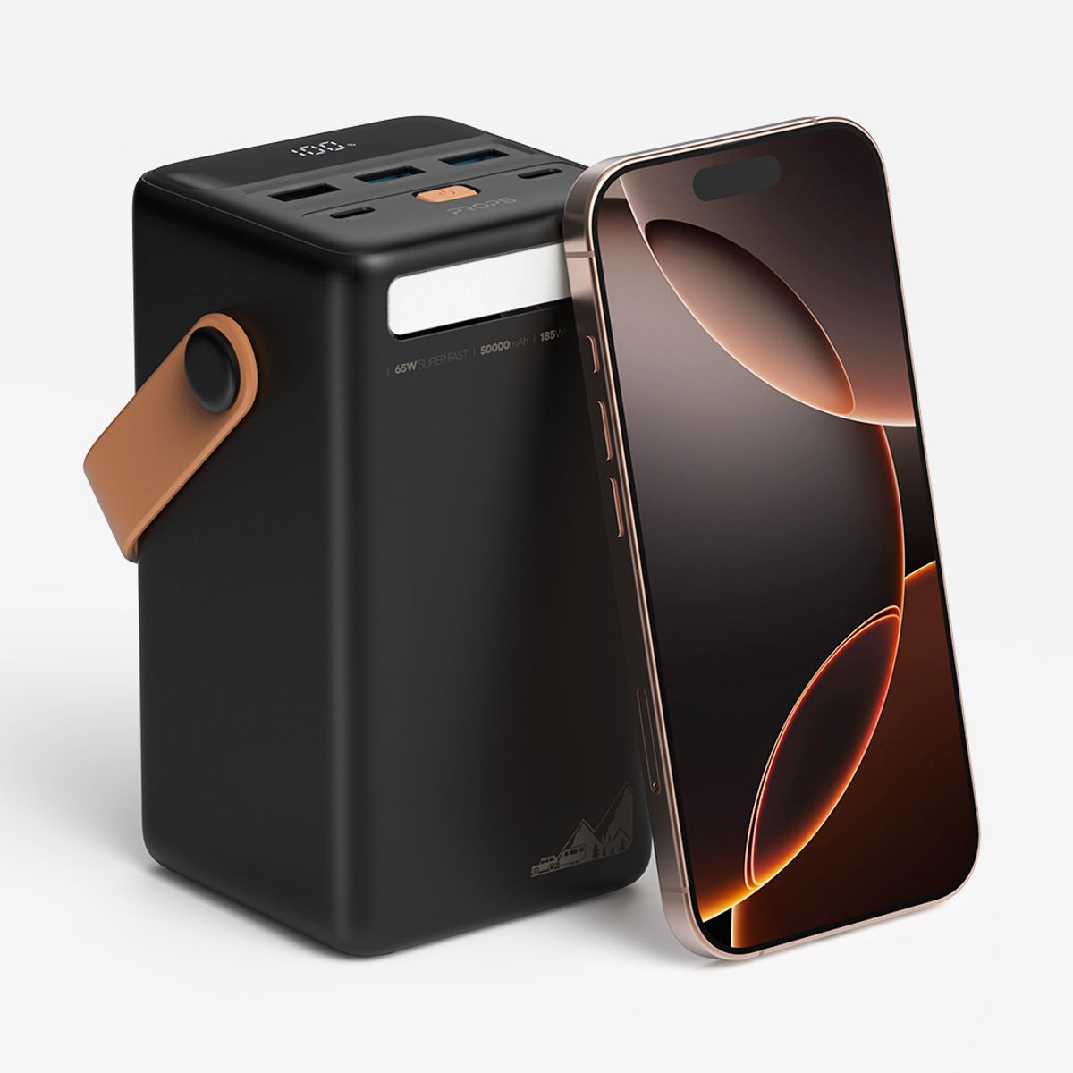 프롭스(PROPS) 프롭스 65W PPS 초고속 충전 대용량 차박 캠핑용 노트북 보조배터리 50000mAh