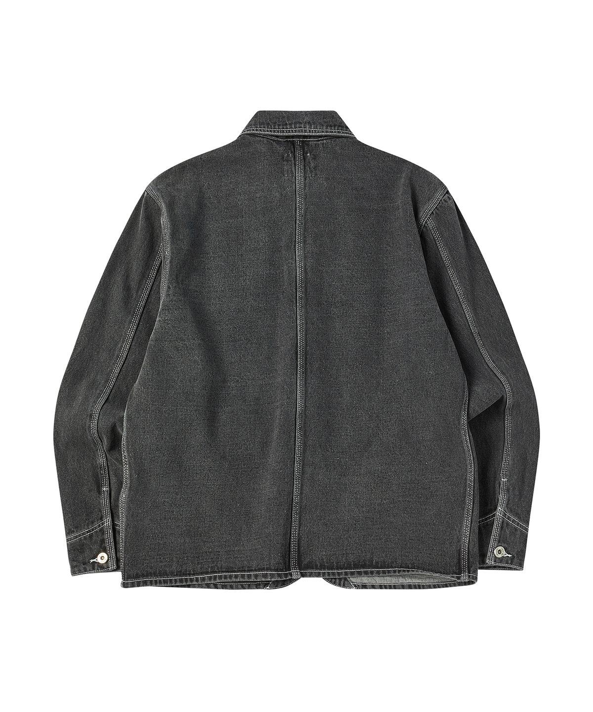 꼬모니노즈(COMONINOZ) DENIM WORK JACKET [CHARCOAL]