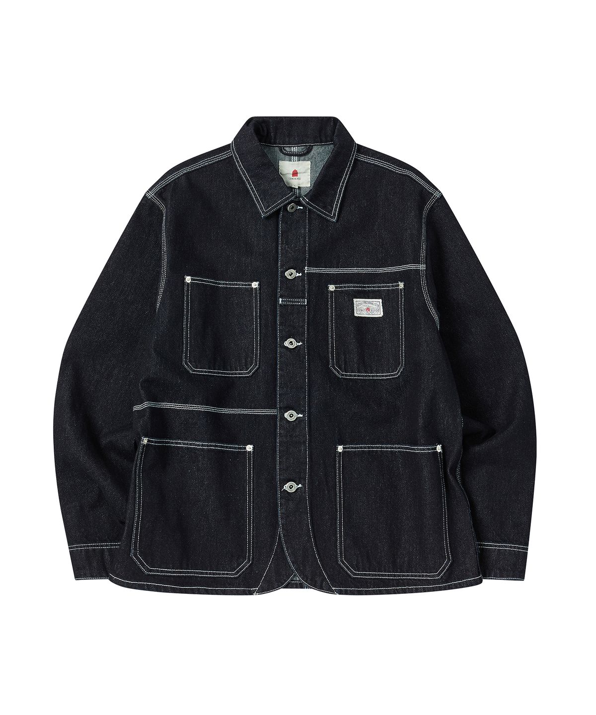 꼬모니노즈(COMONINOZ) DENIM WORK JACKET [INDIGO BLUE]
