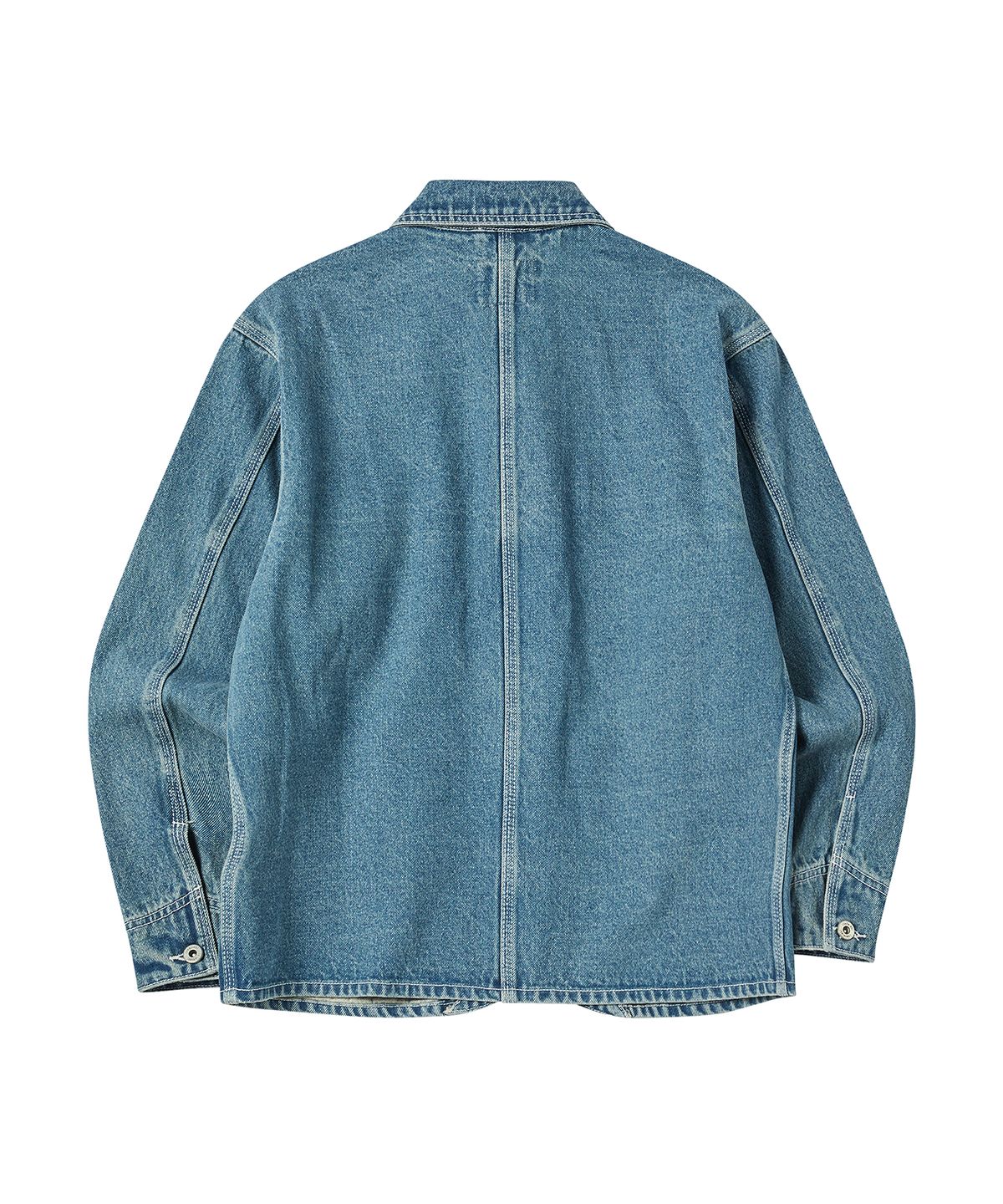 꼬모니노즈(COMONINOZ) DENIM WORK JACKET [BLUE]