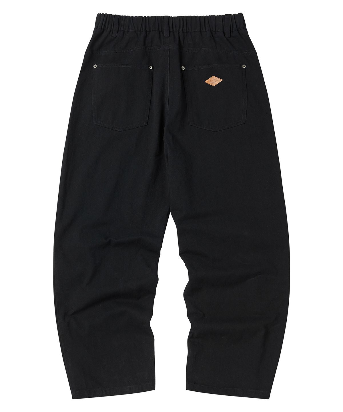 꼬모니노즈(COMONINOZ) COTTON WIDE PANTS [BLACK]