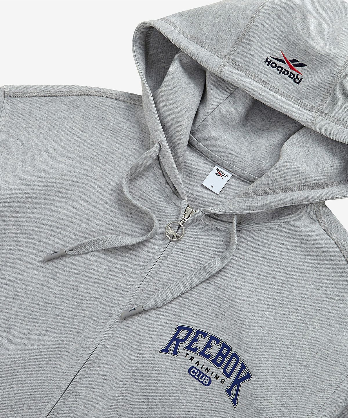 리복(REEBOK) RTC 후드 집업 - 그레이