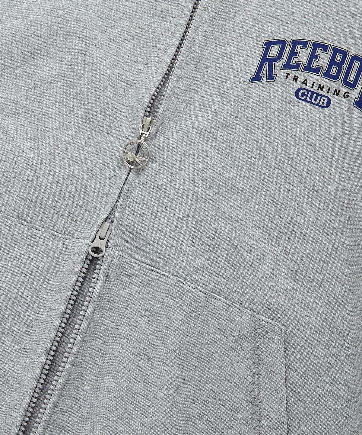 리복(REEBOK) RTC 후드 집업 - 그레이