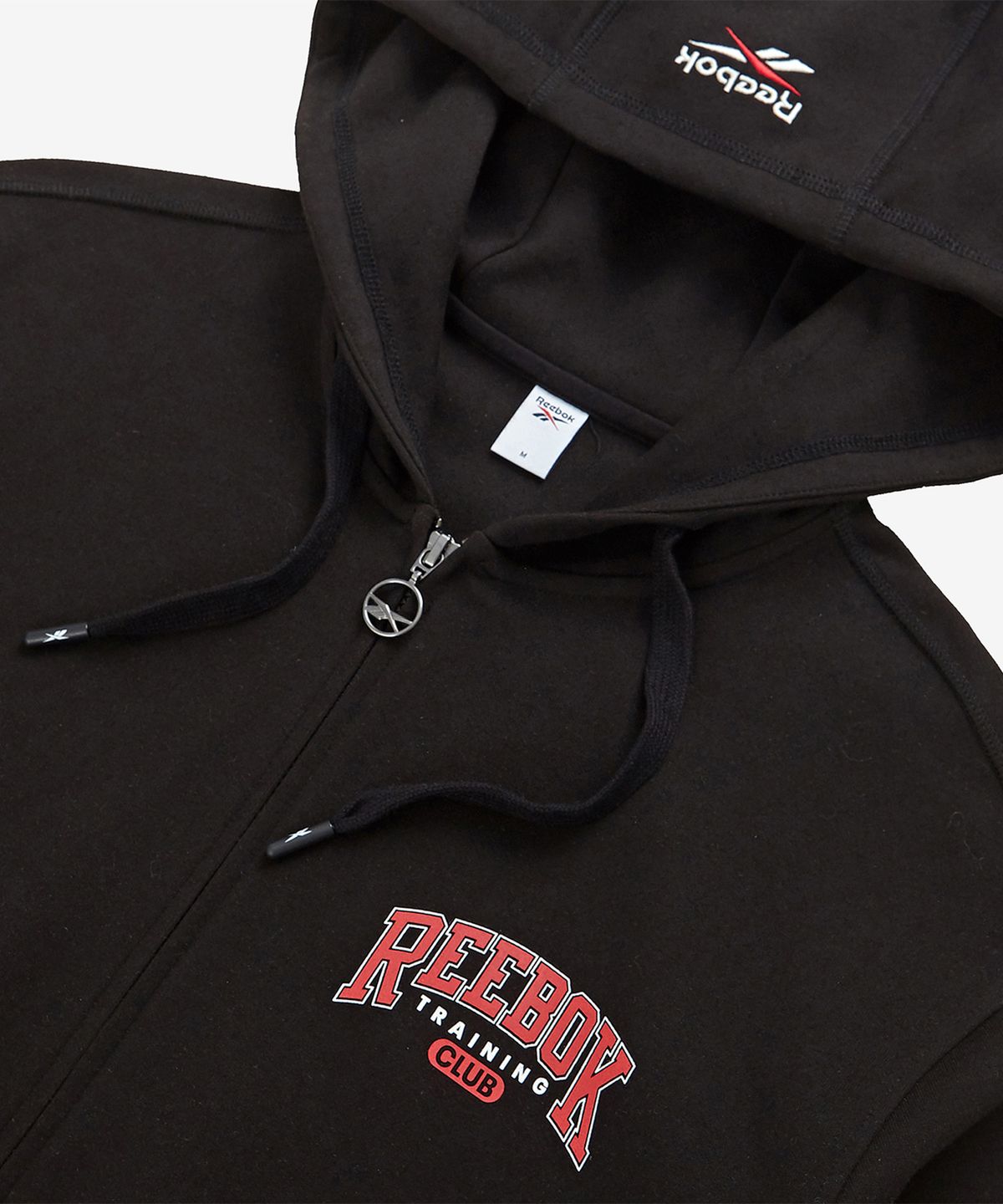 리복(REEBOK) RTC 후드 집업 - 블랙
