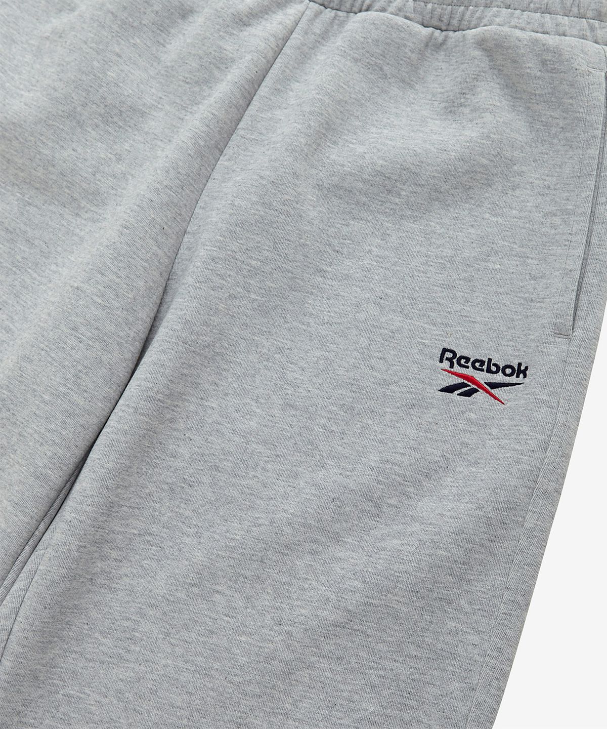 리복(REEBOK) 에센셜 스트레이트 스웨트 팬츠 - 그레이