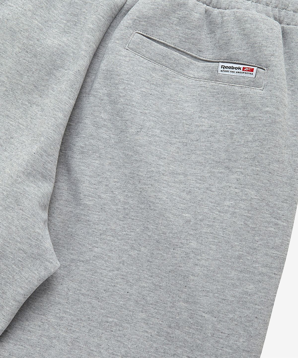 리복(REEBOK) 에센셜 스트레이트 스웨트 팬츠 - 그레이
