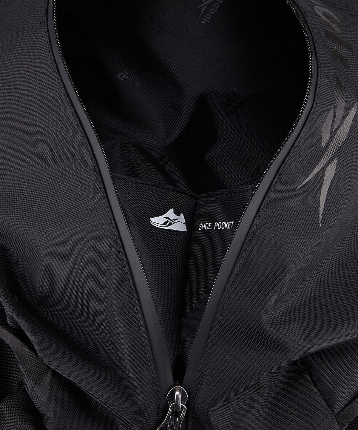 리복(REEBOK) 프론트짚 슈 백팩 - 블랙