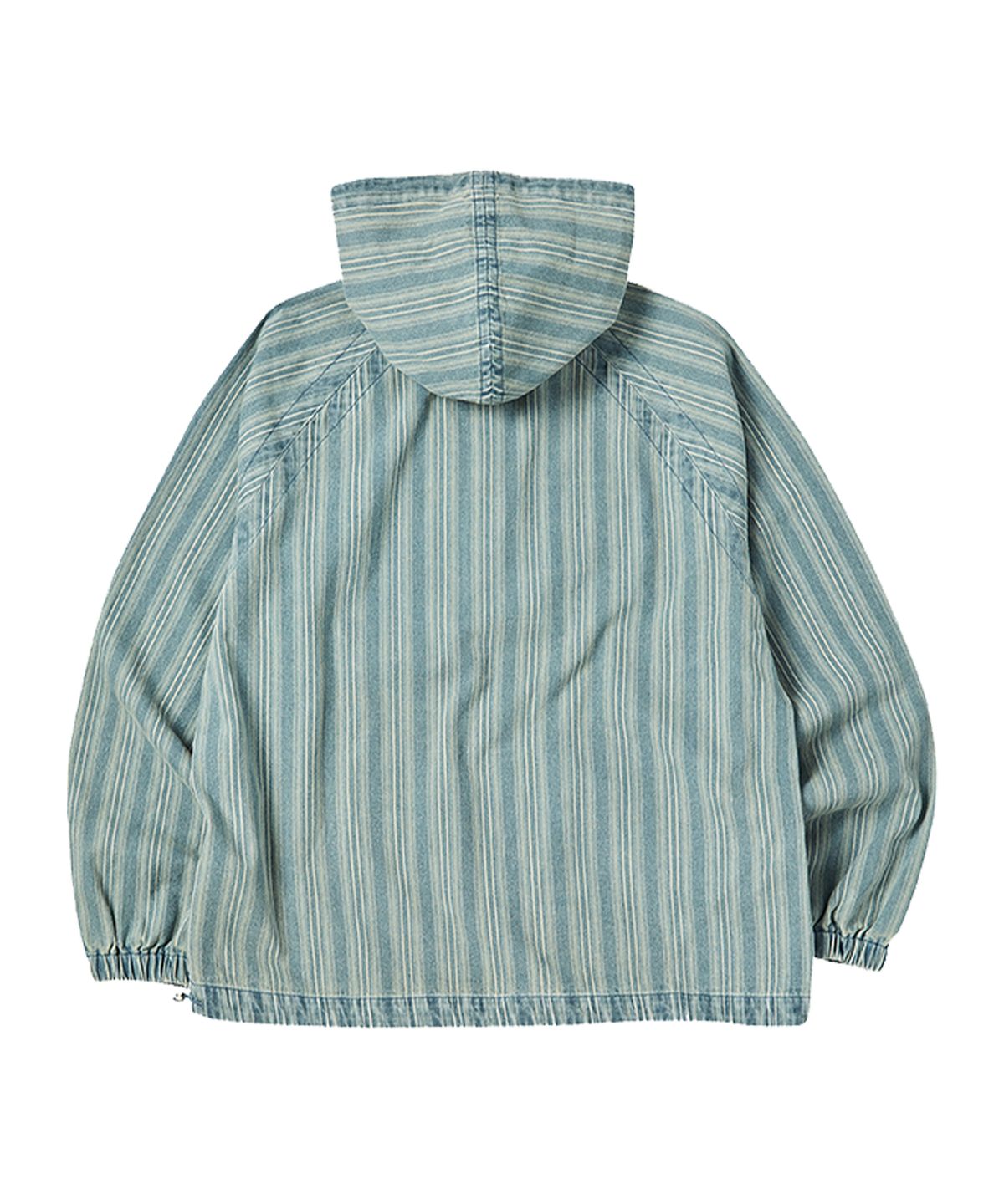 꼬모니노즈(COMONINOZ) STRIPE HOOD SHIRT [MIX]
