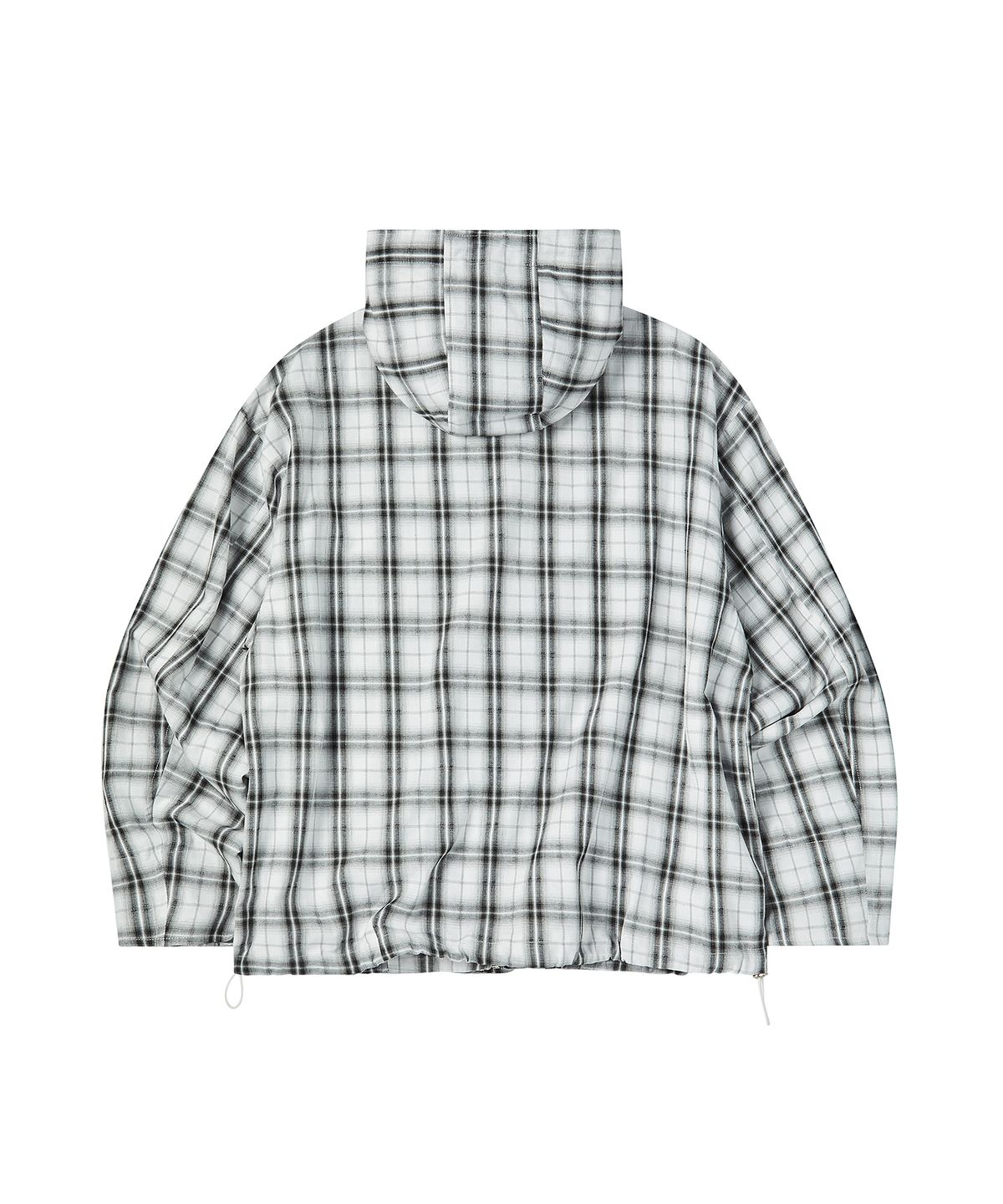 꼬모니노즈(COMONINOZ) OMBRE HOOD BLOUSON [WHITE]