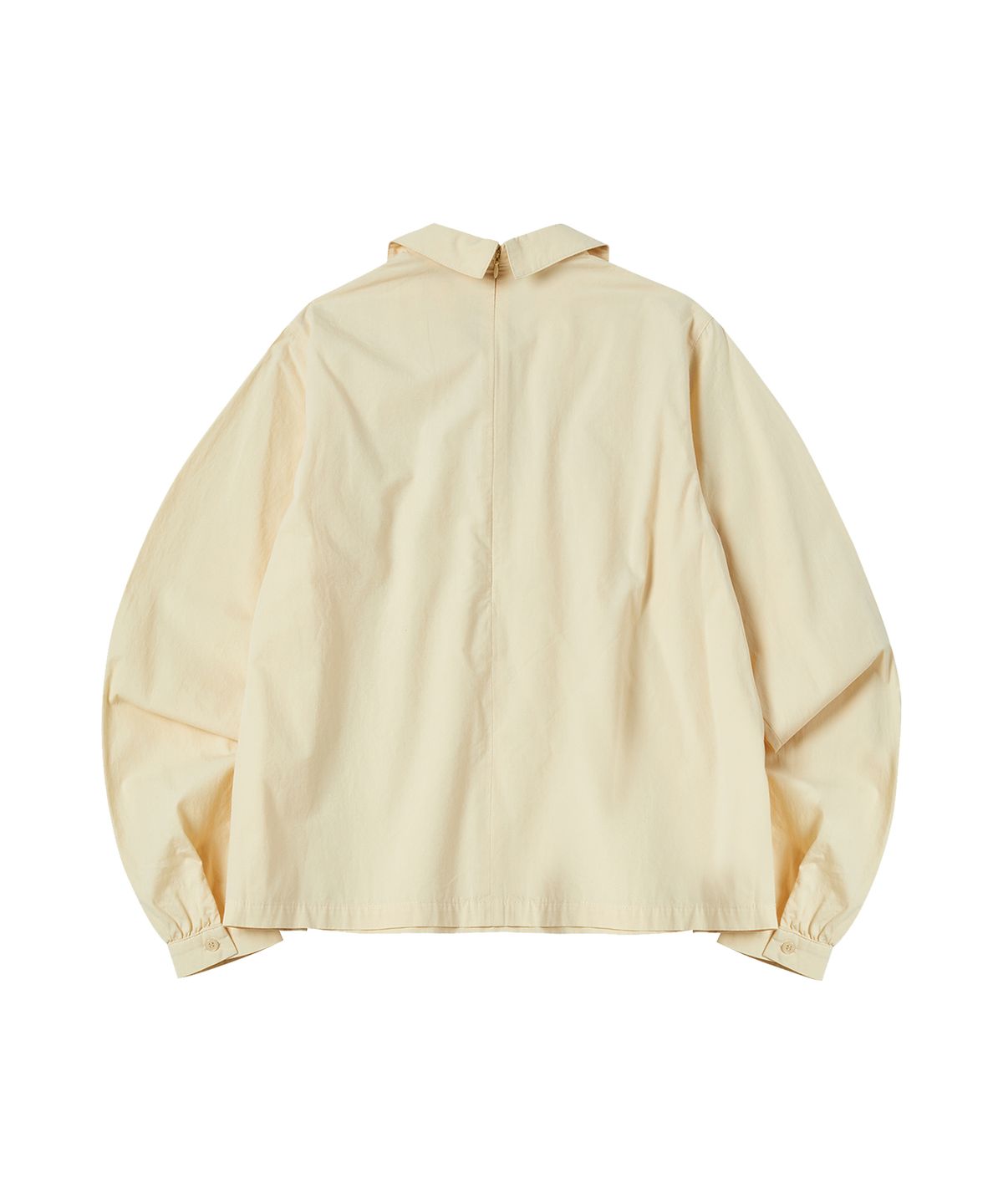 꼬모니노즈(COMONINOZ) W NOZ SHIRRING BLOUSE [CREAM]