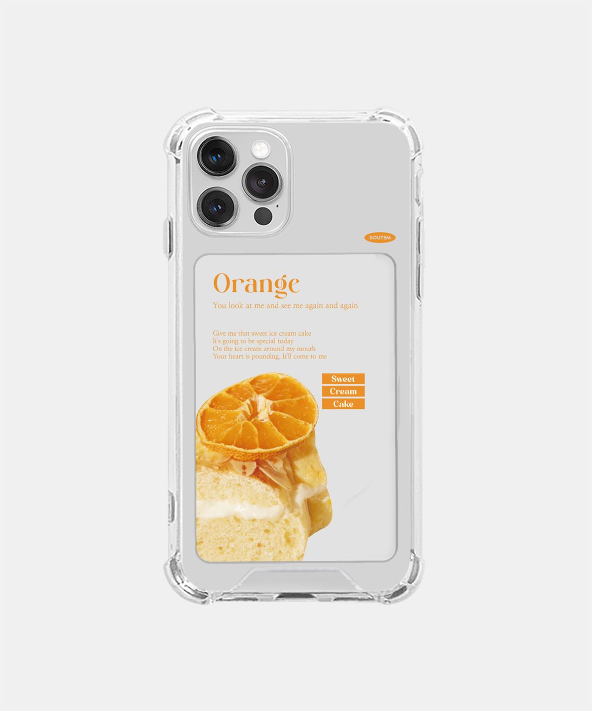 소유템(SOUTEM) Dolce Card Phone Case_Clear