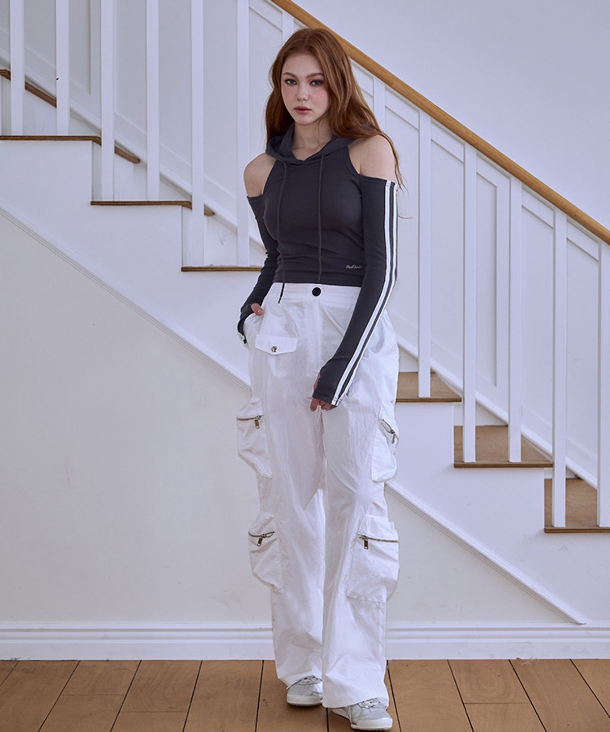 로제프란츠(ROSEFRANTZ) Two-way Nylon Pocket Pants [White]