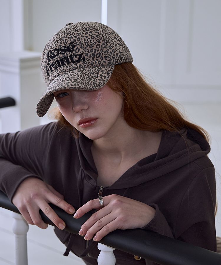 ★韓国大人気★Rose Frantz ♥ Rose Leopard Ball Cap MUSINSA | ROSÉ FRANTZ Rose Leopard Ball Cap [Brown]