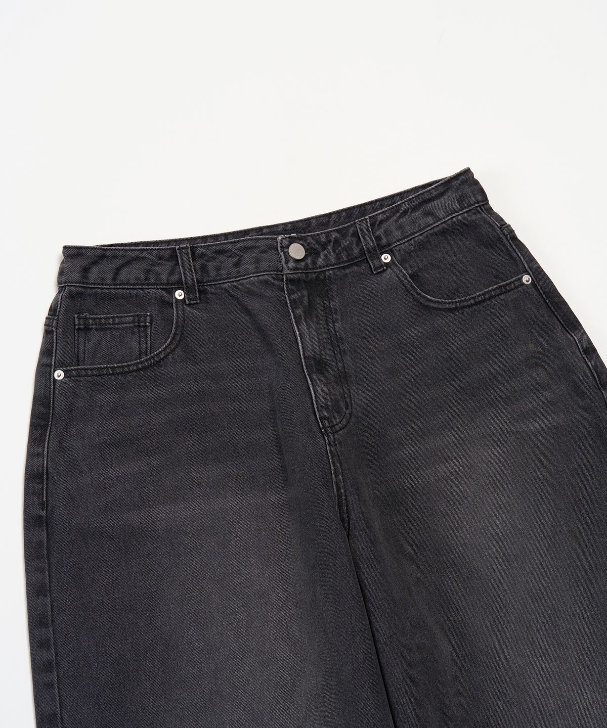 토피(TOFFEE) 덤보 데님 팬츠 (GREY)