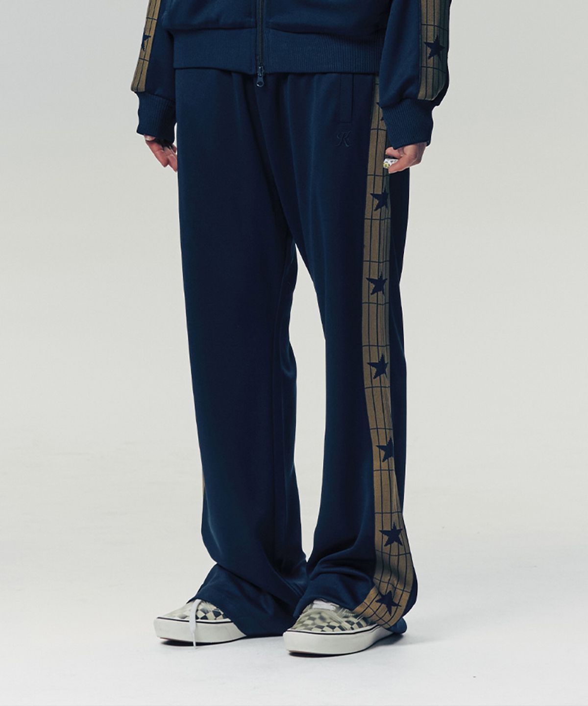 이스트쿤스트(ISTKUNST) IK TRACK JERSEY PANTS_NAVY(IK2FSMPA10A)
