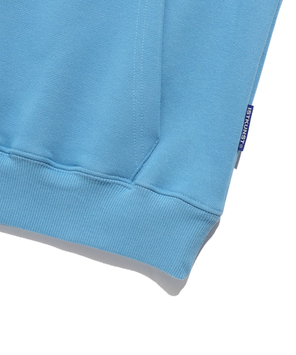 이스트쿤스트(ISTKUNST) I SMILEY KUNST HOODIE_LIGHT BLUE(IK2FSMM410A)