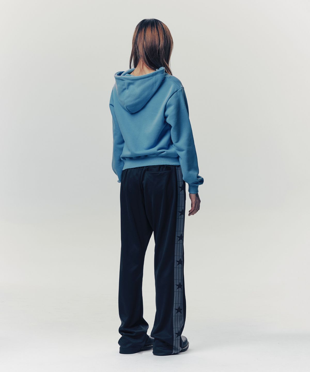 이스트쿤스트(ISTKUNST) I SMILEY KUNST HOODIE_LIGHT BLUE(IK2FSMM410A)